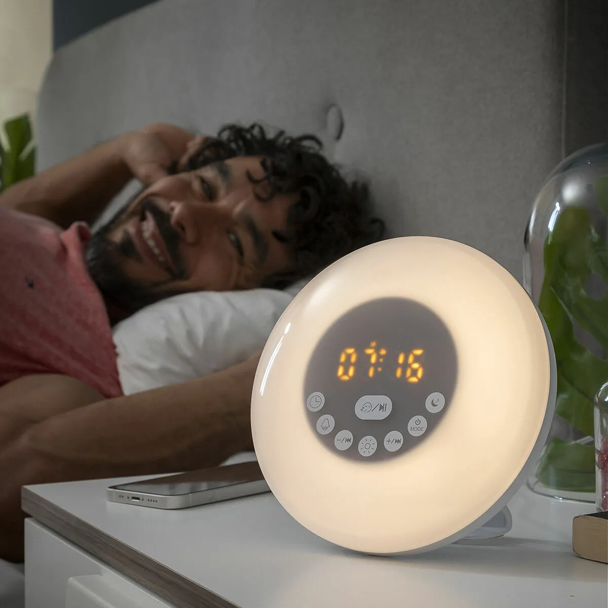 Budík Slockar s efektom východu slnka Sunrilk InnovaGoods
