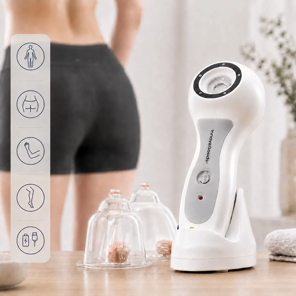 Vákuový Prístroj Proti Celulitíde Pro InnovaGoods