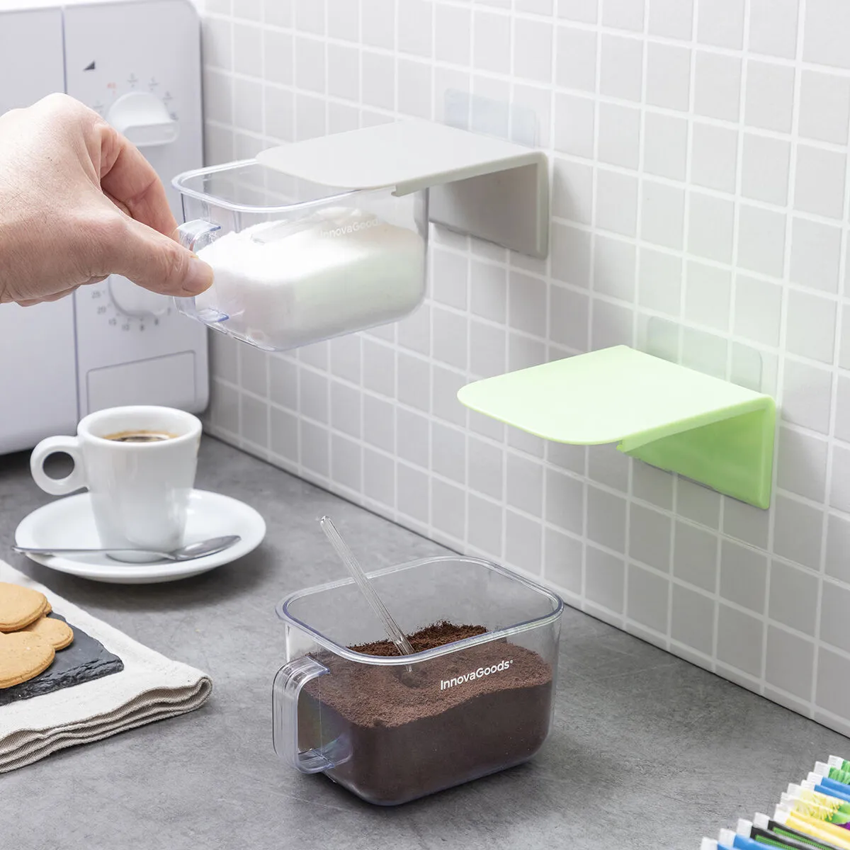 Odnímateľné závesné kuchynské nádoby Handstore InnovaGoods 2 kusov