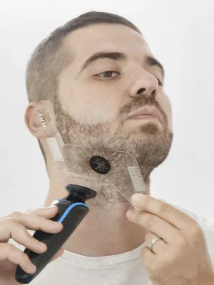 šablóna na strihanie briadky Hipster Barber InnovaGoods