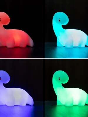 Viacfarebná LED lampa v tvare dinosaura Lightosaurus InnovaGoods