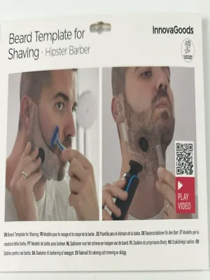 šablóna na strihanie briadky Hipster Barber InnovaGoods