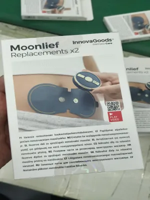 Náhradné náplasti na relaxačný menštruačný masážny prístroj Moonlief InnovaGoods (2 Kusy)