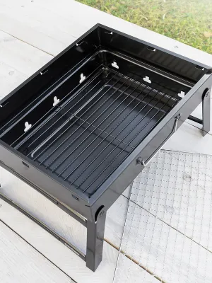 Prenosný skladací gril na drevené uhlie BearBQ InnovaGoods