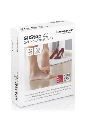 Silikónové gélové metatarzálne vložky SilStep InnovaGoods 2 kusov
