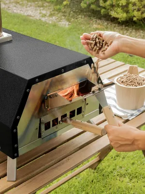 Peletová pec na pizzu s príslušenstvom Pizzahven InnovaGoods