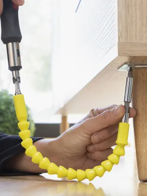 Flexibilný magnetický nadstavec na skrutkovač s príslušenstvom Drillex InnovaGoods