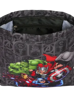 Batoh so šnúrkami The Avengers Vendetta Čierna 26 x 34 x 1 cm