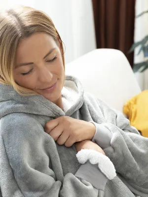 Nadrozmerná mikinová deka s rukávmi s fleecovou podšívkou Swug InnovaGoods