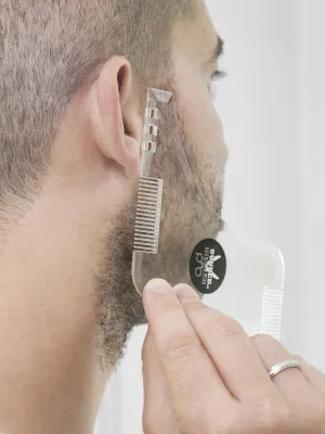 šablóna na strihanie briadky Hipster Barber InnovaGoods