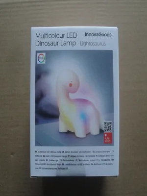 Viacfarebná LED lampa v tvare dinosaura Lightosaurus InnovaGoods