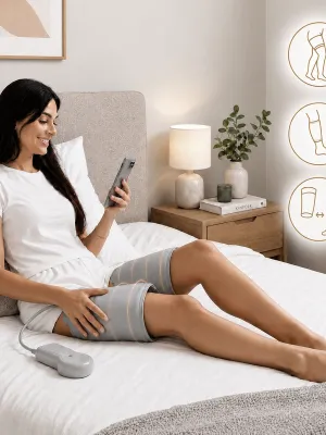 Vzduchový kompresný masážny prístroj na nohy Maspres InnovaGoods