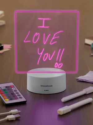 LED tabuľa na poznámky a správy Lemo InnovaGoods