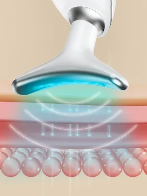 Elektrický Spevňujúci Masážny Prístroj na Tvár a Krk s LED, EMS a Teplom Selora InnovaGoods
