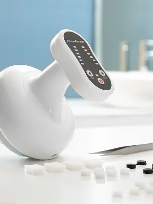 Nabíjateľný masážny prístroj proti celulitíde saním a teplom Cellout InnovaGoods