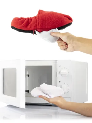 Domáce papuče, ktoré sa dajú zohriať v mikrovlnke InnovaGoods Červená