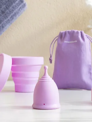 Menštruačný kalíšok s príslušenstvom Kuppy InnovaGoods