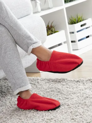 Domáce papuče, ktoré sa dajú zohriať v mikrovlnke InnovaGoods Červená