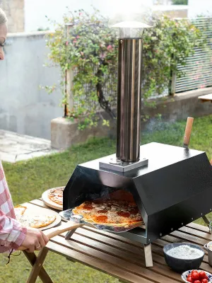 Peletová pec na pizzu s príslušenstvom Pizzahven InnovaGoods