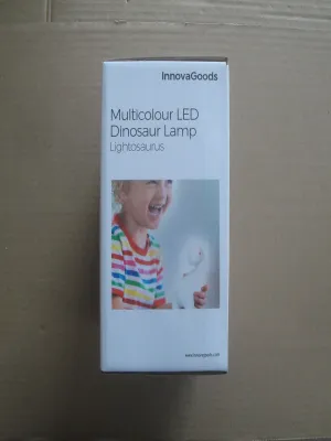 Viacfarebná LED lampa v tvare dinosaura Lightosaurus InnovaGoods