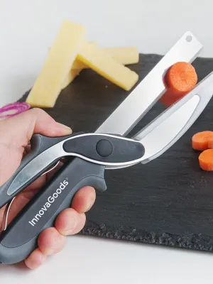 Nožnice s Nožom a Mini Krájacou Doskou Scible InnovaGoods