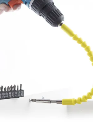 Flexibilný magnetický nadstavec na skrutkovač s príslušenstvom Drillex InnovaGoods