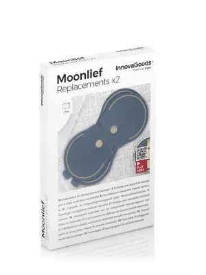 Náhradné náplasti na relaxačný menštruačný masážny prístroj Moonlief InnovaGoods (2 Kusy)