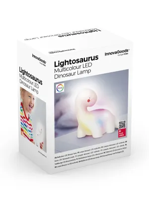 Viacfarebná LED lampa v tvare dinosaura Lightosaurus InnovaGoods