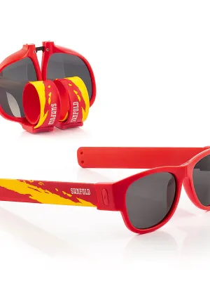 Slnečné okuliare, ktoré sa dajú zrolovať Sunfold Spain Red