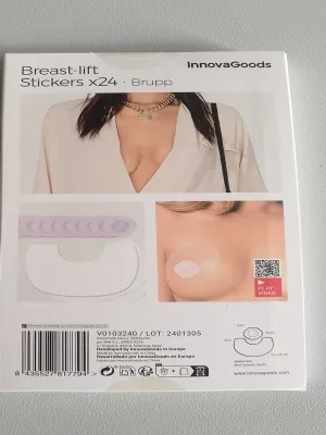 Neviditeľná Samolepiaca Fólia Na Prizdvihnutie Prsníkov InnovaGoods 24 kusov