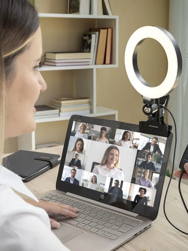 Produkt Selfie svetelný krúžok s držiakom na svorku Lumahoop InnovaGoods Obrázok