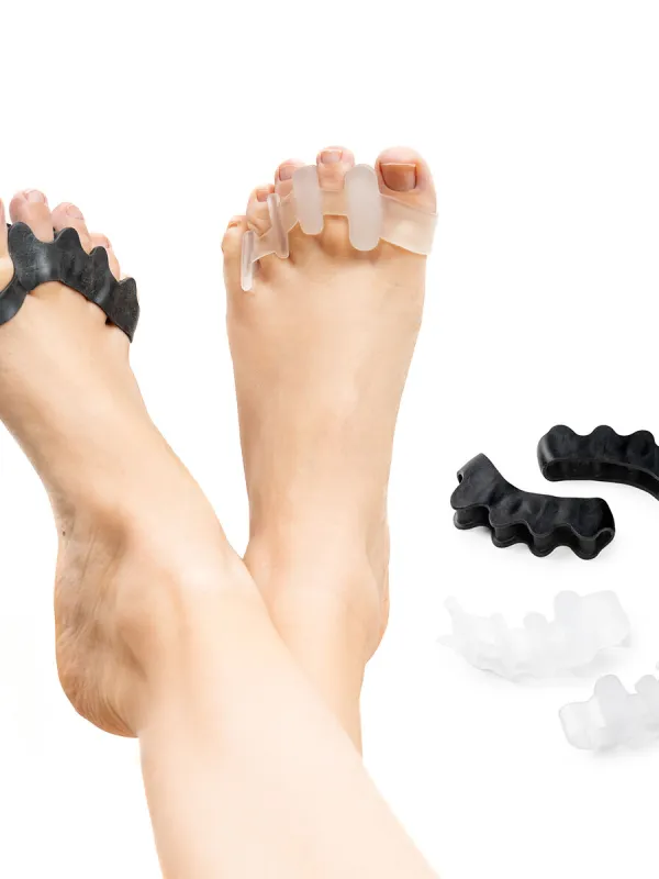 Produkt Oddeľovače prstov pre relax a šport Toelax InnovaGoods 4 kusov Obrázok