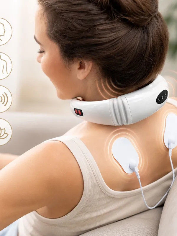 Produkt Elektromagnetický Masážny Prístroj na Krk a Chrbát Calmagner InnovaGoods Obrázok