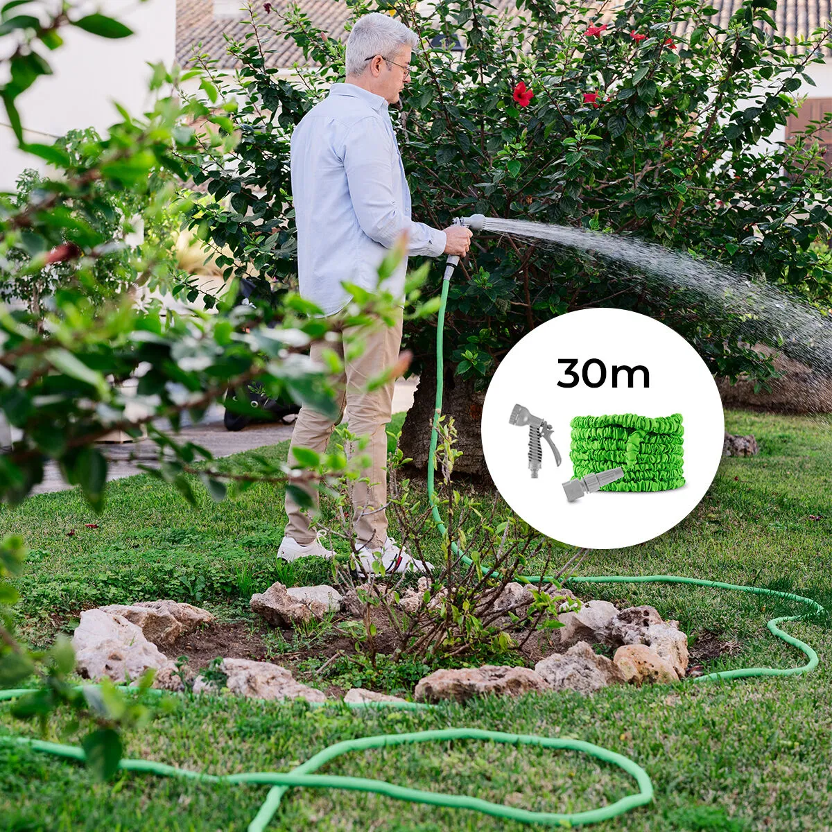 Rozšíriteľná záhradná hadica Hoxtend InnovaGoods 30 m
