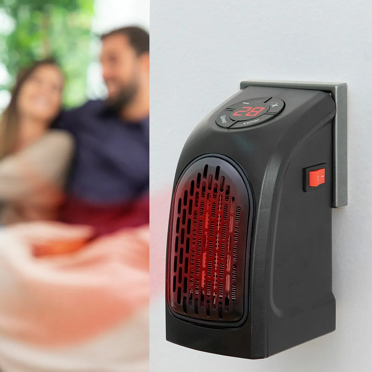Mini prenosný ohrievač do zástrčky Heatpod InnovaGoods 400 W