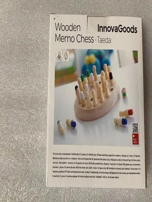 Drevené pamäťové šachy Taeda InnovaGoods 26 Kusy