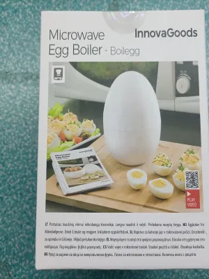 Varič na Vajíčka do Mikrovlnnej Rúry s Receptami Boilegg InnovaGoods