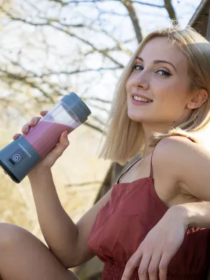 Nabíjateľný prenosný mixér s pohárom Shakuit InnovaGoods