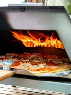 Peletová pec na pizzu s príslušenstvom Pizzahven InnovaGoods