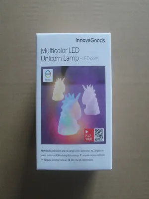 Farebný Svietiaci Jednorožec LEDicorn InnovaGoods