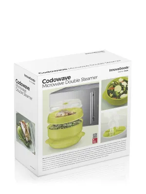 Dvojitý Naparovač do Mikrovlnnej Rúry Codowave InnovaGoods
