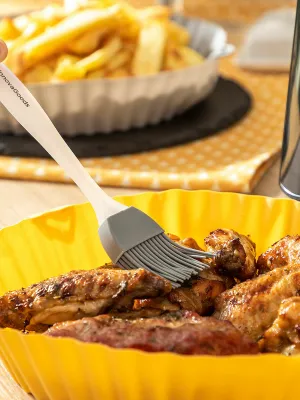 Silikónové koše so štetcom pre vdušné fritézy Mollicon InnovaGoods 2 kusov