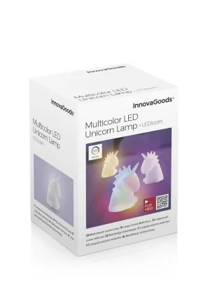 Farebný Svietiaci Jednorožec LEDicorn InnovaGoods