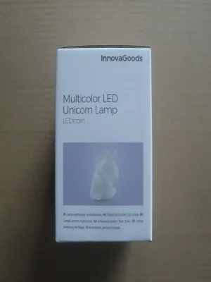 Farebný Svietiaci Jednorožec LEDicorn InnovaGoods