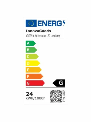 Viacfarebná LED lávová lampa Kolemp InnovaGoods
