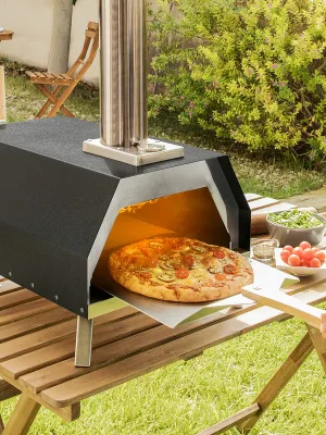 Peletová pec na pizzu s príslušenstvom Pizzahven InnovaGoods