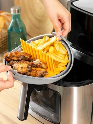 Skladací silikónový košík do vzduchovej fritézy Fliynner InnovaGoods