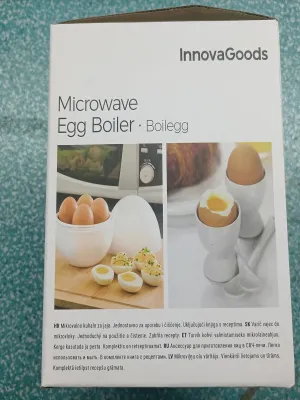 Varič na Vajíčka do Mikrovlnnej Rúry s Receptami Boilegg InnovaGoods