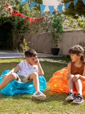 Obrovská nafukovacia bublina narážacia guľa Bumpoy InnovaGoods 2 kusov