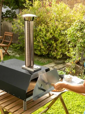 Peletová pec na pizzu s príslušenstvom Pizzahven InnovaGoods